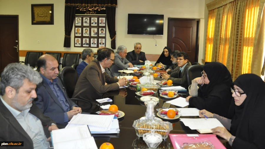 جلسه شورای مدیران گروه های آموزشی دانشگاه فرهنگیان خراسان رضوی
