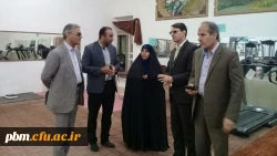 بازدید معاونت دانشجویی دانشگاه فرهنگیان از سالن ورزشی پردیس شهید بهشتی