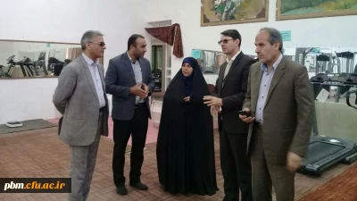 بازدید معاونت دانشجویی دانشگاه فرهنگیان از سالن ورزشی پردیس شهید بهشتی