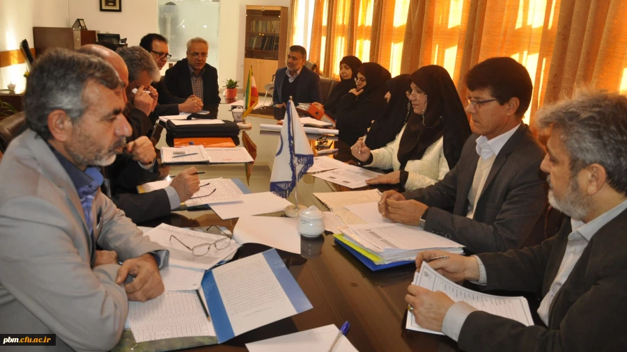 جلسه مدیران گروه های درسی دانشگاه فرهنگیان خراسان رضوی