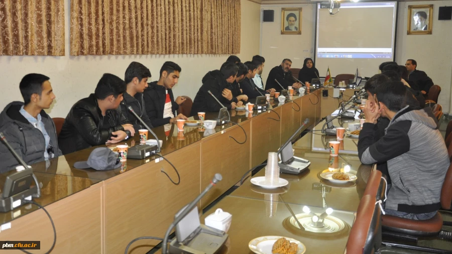 بازدید گروهی از دانش آموزان خراسان شمالی از پردیس شهید بهشتی