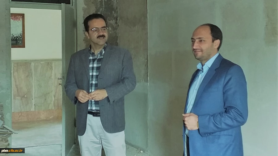 بازدید رییس مرکز هوشمندسازی دانشگاه فرهنگیان از  روند ساخت استودیوی محتوای الکترونیکی پردیس شهید بهشتی