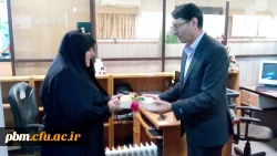 تکریم همکاران خانم پردیس شهید بهشتی