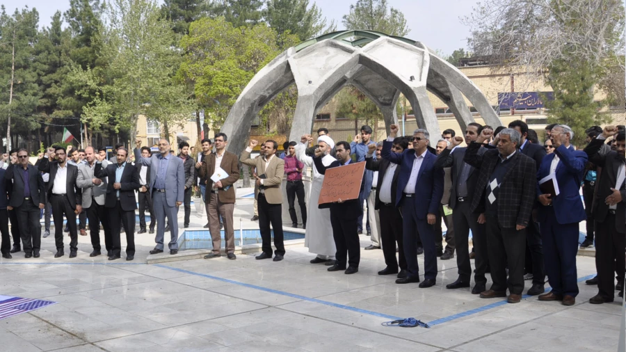 مراسم حمایت از سپاه پاسداران