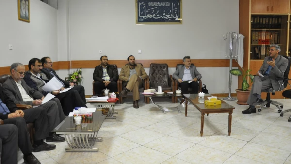 جلسه هماهنگی و هم اندیشی مسئولان و کارشناسان حوزه معاونت توسعه منابع و امور دانشجویی پردیس شهید بهشتی