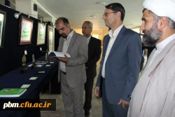 بازدید سرپرست اداره کل برنامه ریزی فرهنگی و اجتماعی دانشگاه فرهنگیان از نمایشگاه تولیدات علمی و فرهنگی استادان و کارکنان