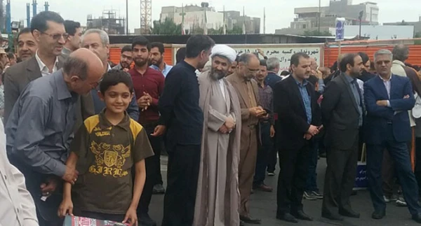 حضور پرشور استادان، دانشجویان و کارکنان دانشگاه فرهنگیان خراسان رضوی در راهپیمایی روز جهانی قدس