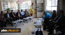 بازدید هیأت اعزامی مدیریت امور پردیس های استان از واحد شهید رجایی تربت حیدریه