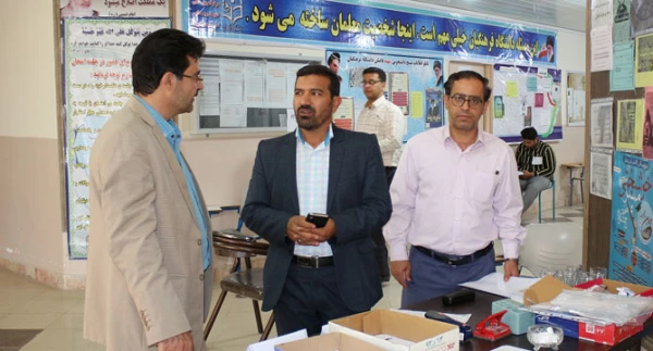 بازدید هیأت اعزامی مدیریت امور پردیس های استان از واحد شهید رجایی تربت حیدریه