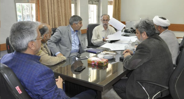 جلسه شورای انضباطی پردیس شهید بهشتی مشهد