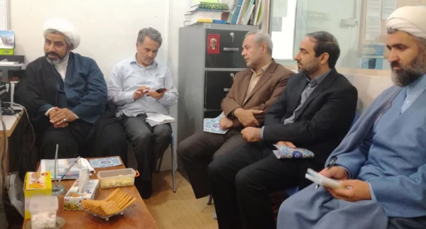 بازدید جمعی از مسئولان دانشگاه فرهنگیان خراسان رضوی از مدرسه علمیه حضرت مهدی(عج)