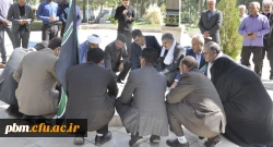ادای احترام استادان، دانشجویان و کارکنان پردیس شهبد بهشتی به مقام والای شهدا