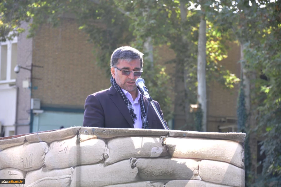 صبحگاه مشترک به مناسبت هفته دفاع مقدس