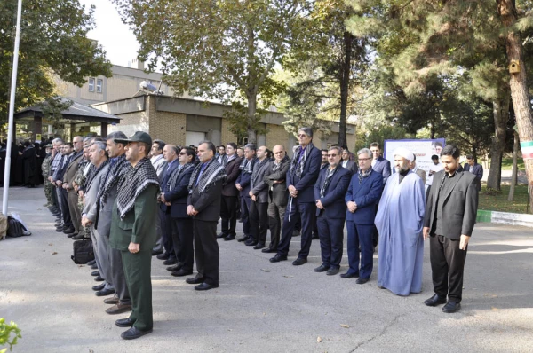 صبحگاه مشترک به مناسبت هفته دفاع مقدس