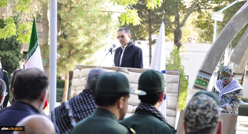  برگزاری مراسم صبحگاه مشترک در پردیس شهید بهشتی