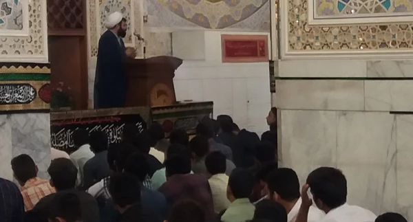 تشرف دانشجویان نوورود پردیس شهید بهشتی به حرم مطهر امام رضا(ع)