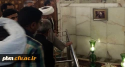 ادای احترام مسئولان، استادان و دانشجویان پردیس شهید بهشتی به مقام والای شهید عبدالکریم هاشمی نژاد 