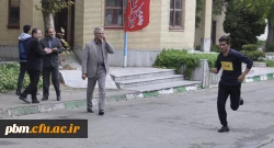 مسابقات دوی استقامت دانشجویان به مناسبت هفته تربیت بدنی