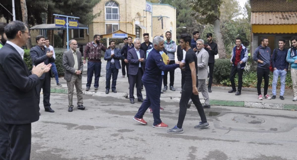 مسابقات دوی استقامت دانشجویان به مناسبت هفته تربیت بدنی