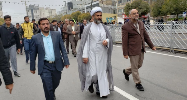 حضور استادان، دانشجویان و کارکنان دانشگاه فرهنگیان خراسان رضوی در راهپیمایی 13آبان