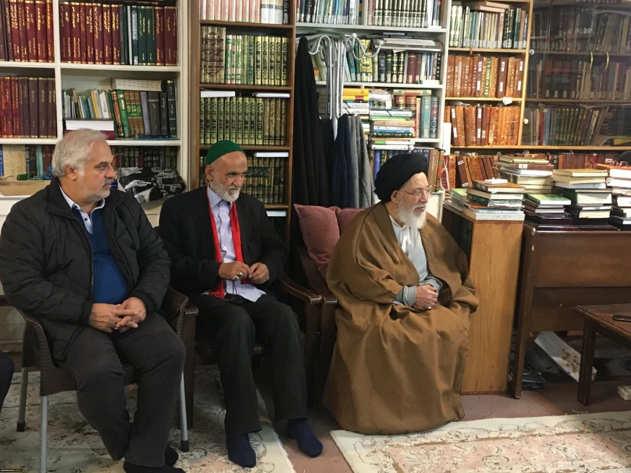 دیدار اعضای هیأت مدیره بنیاد خیرین حامی دانشگاه فرهنگیان با آیت الله سیدان