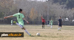 مسابقه دوستانه فوتبال دانشگاه فرهنگیان خراسان رضوی و دانشگاه فردوسی مشهد