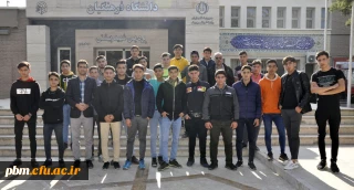 بازدید گروهی از دانش آموزان شهرستان مانه و سملقان از پردیس شهید بهشتی مشهد