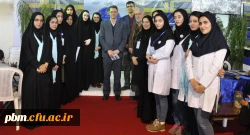 حضور مسئولان، استادان و دانشجویان پردیس شهید بهشتی در غرفه دانشگاه فرهنگیان 