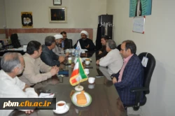 جلسه مشترک مسئول دفتر نهاد نمایندگی مقام معظم رهبری در دانشگاه فرهنگیان خراسان رضوی با  سرپرستان سراهای دانشجویی