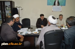 جلسه مشترک مسئول دفتر نهاد نمایندگی مقام معظم رهبری در دانشگاه فرهنگیان خراسان رضوی با  سرپرستان سراهای دانشجویی