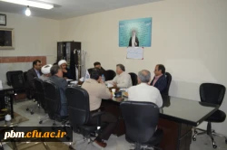 جلسه مشترک مسئول دفتر نهاد نمایندگی مقام معظم رهبری در دانشگاه فرهنگیان خراسان رضوی با  سرپرستان سراهای دانشجویی