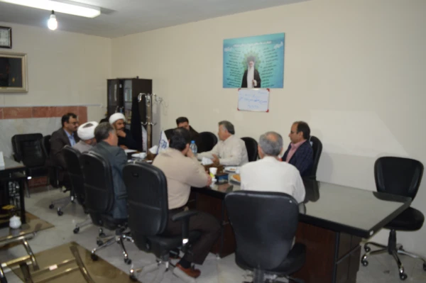 جلسه مشترک مسئول دفتر نهاد نمایندگی مقام معظم رهبری در دانشگاه فرهنگیان خراسان رضوی با  سرپرستان سراهای دانشجویی