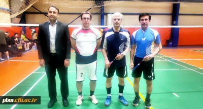 کسب جام اخلاق مسابقات بدمینتون کارکنان ادارات و سازمان های خراسان رضوی توسط دانشگاه فرهنگیان