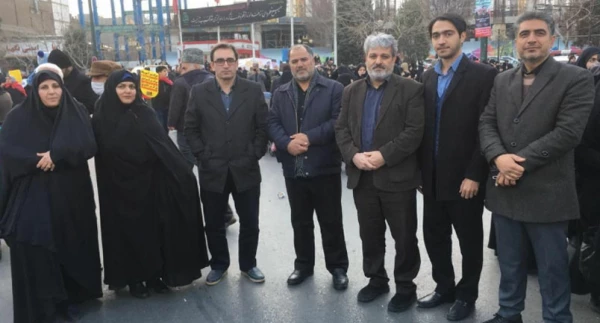 حضور مسئولان استادان و دانشجویان پردیس شهید بهشتی در مراسم وداع با پیکر مطهر سردار شهید سلیمانی