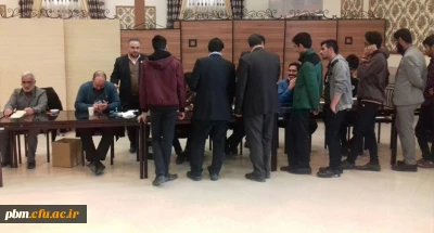 حضور پرشور دانشجومعلمان پردیس شهید بهشتی در انتخابات مجلس شورای اسلامی