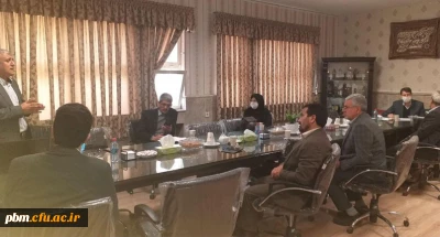 برگزاری جلسه بررسی سامانه پیشنهادی آموزش الکترونیکی دانشگاه فرهنگیان خراسان رضوی