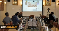 نشست ویدئویی تجمیع سایت های اطلاع رسانی دانشگاه فرهنگیان خراسان رضوی