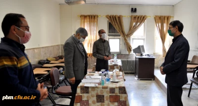 بازدید مدیر امور پردیس های خراسان رضوی از روند برگزاری مصاحبه داوطلبان ورود به دانشگاه فرهنگیان