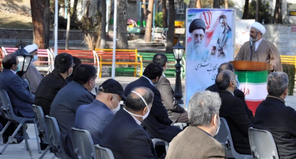 برگزاری آیین گرامیداشت دهه مبارک فجر در پردیس شهید بهشتی