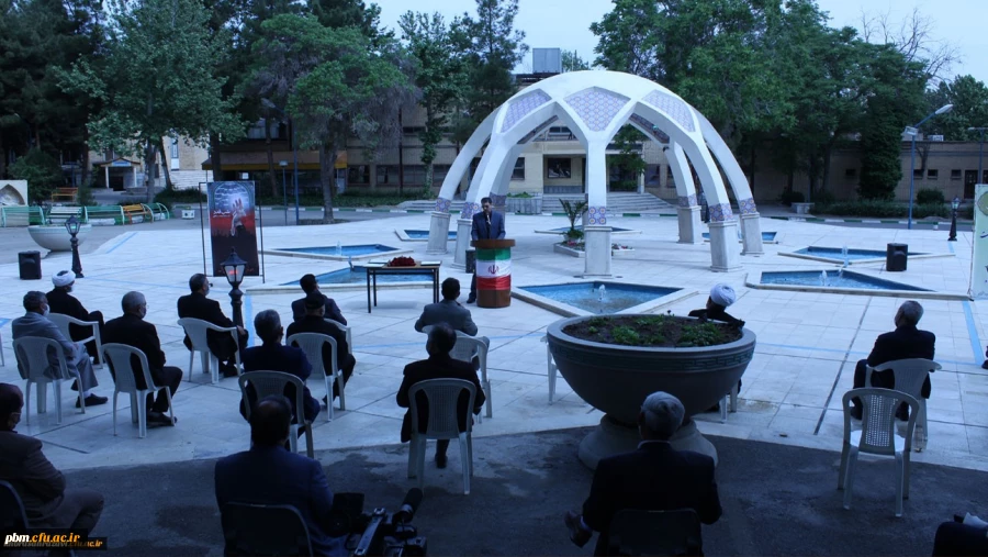 مراسم ادای احترام به شهدای گمنام پردیس شهید بهشتی دانشگاه فرهنگیان خراسان رضوی