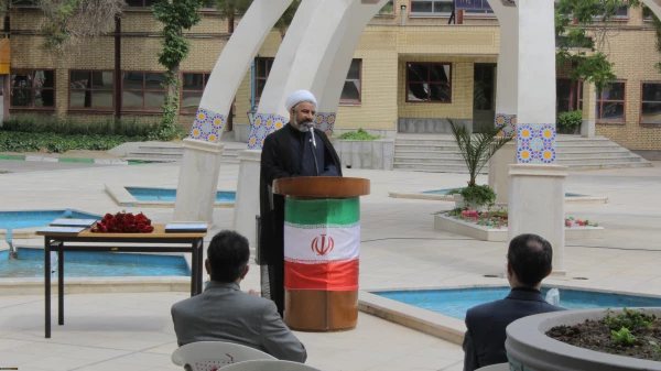 مراسم ادای احترام به شهدای گمنام پردیس شهید بهشتی دانشگاه فرهنگیان خراسان رضوی