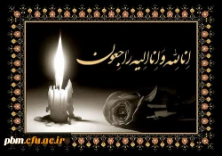 تسلیت به خانم دکتر سرسرابی