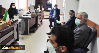 بازدید معاون آموزشی و تحصیلات تکمیلی دانشگاه فرهنگیان از بخش آموزش پردیس شهید بهشتی