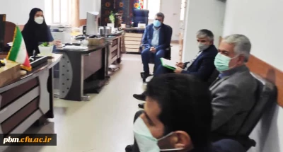 بازدید معاون آموزشی و تحصیلات تکمیلی دانشگاه فرهنگیان از بخش آموزش پردیس شهید بهشتی