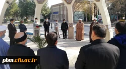 ادای احترام مسئولان و کارشناسان دانشگاه فرهنگیان خراسان رضوی به مقام والای شهدا