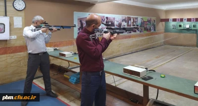 برگزاری مسابقه تیراندازی با تفنگ بادی