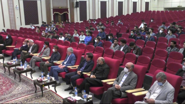 مراسم دانشجویی دهه سرآمدی آموزش پردیس شهید بهشتی دانشگاه فرهنگیان خراسان رضوی