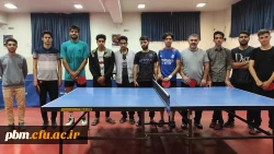 برگزاری مسابقات تنیس روی میز دانشجویان پردیس شهید بهشتی