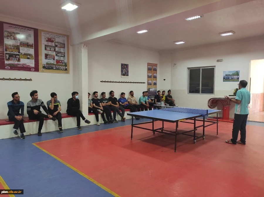 کارگاه تنیس روی میز باتدریس جناب آقای زینل .پردیس شهید بهشتی ۲۹اردیبهشت ۱۴۰۱