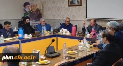 آئین تکریم و معارفه معاون آموزشی، پژوهشی و فرهنگی پردیس شهید بهشتی مشهد